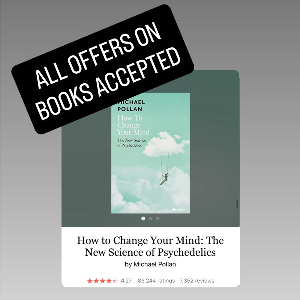 How to Change Your Mind paperback book by Michael Pollan